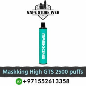 How Does the Maskking High GTS 2500 Puffs Disposable Vape Balance Simplicity with Strong Daily Satisfaction? 2 Maskking High GTS 2500 puffs Disposable Vape In UAE