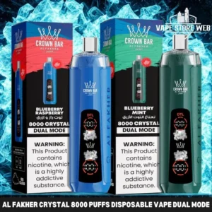 Al Fakher Crystal 8000 Puffs Disposable Vape Dual Mode