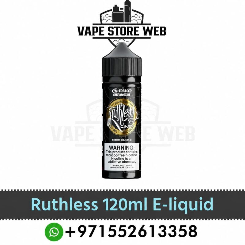 RUTHLESS 120ml (3Mg & 6Mg) E-liquid in Dubai