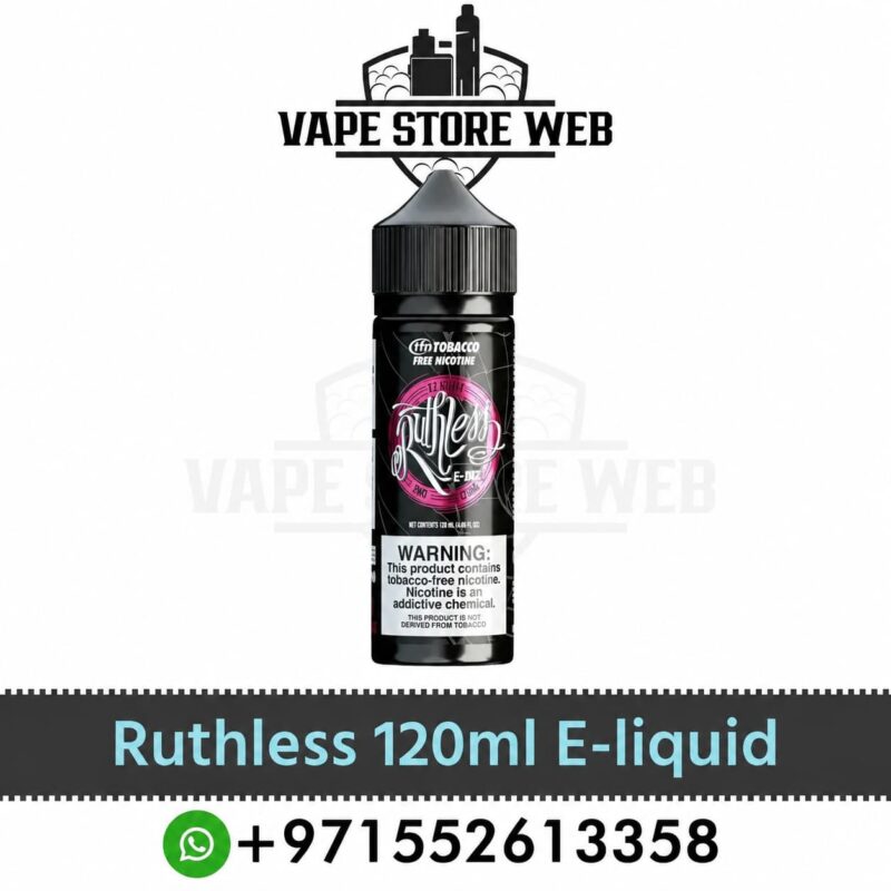 RUTHLESS 120ml (3Mg & 6Mg) E-liquid in Dubai