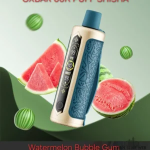 Oxbar Shisha 60000 Puffs Disposable Vape Dtl 6mg In Dubai Uae Watermelon Bubble Gum