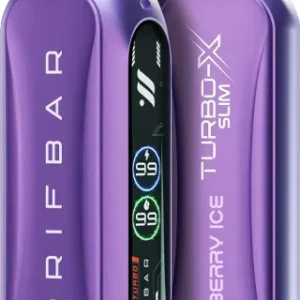 Rifbar Turbo X Slim 20mg Disposable Vape In Dubai Blueberry Ice
