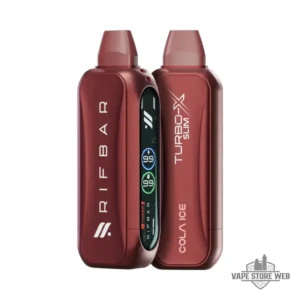 Home 26 rifbar turbo x slim 20mg disposable vape in dubai cola ice 1