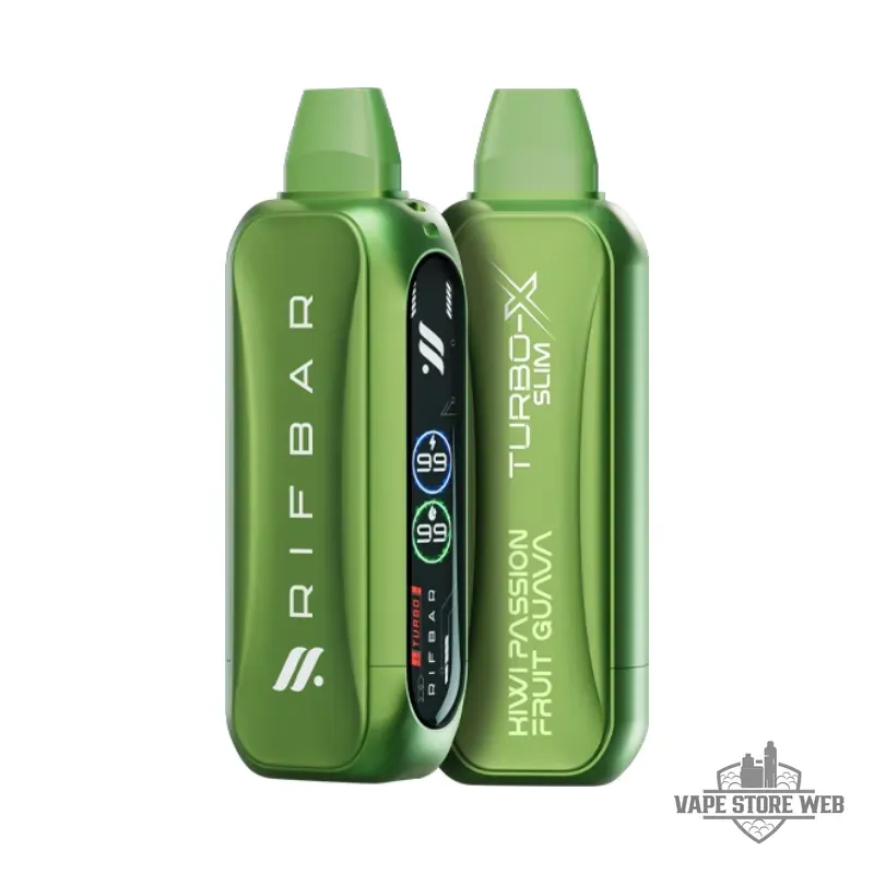 Rifbar Turbo-X Slim 20mg Disposable Vape in Dubai 4 Rifbar Turbo X Slim 20mg Disposable Vape In Dubai Kiwi Passion Fruit Guava