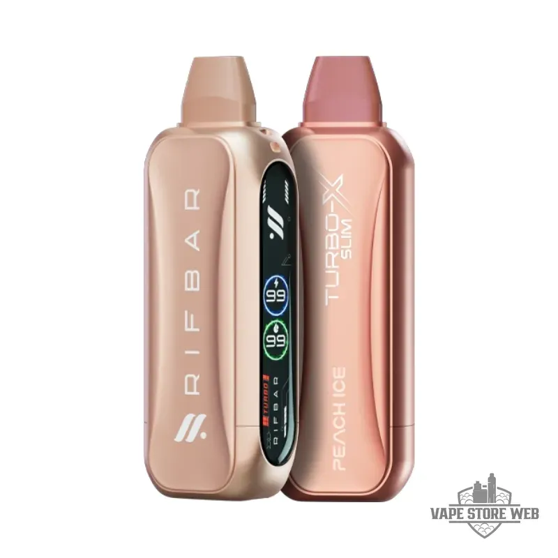 Rifbar Turbo-X Slim 20mg Disposable Vape in Dubai 6 Rifbar Turbo X Slim 20mg Disposable Vape In Dubai Peach Ice