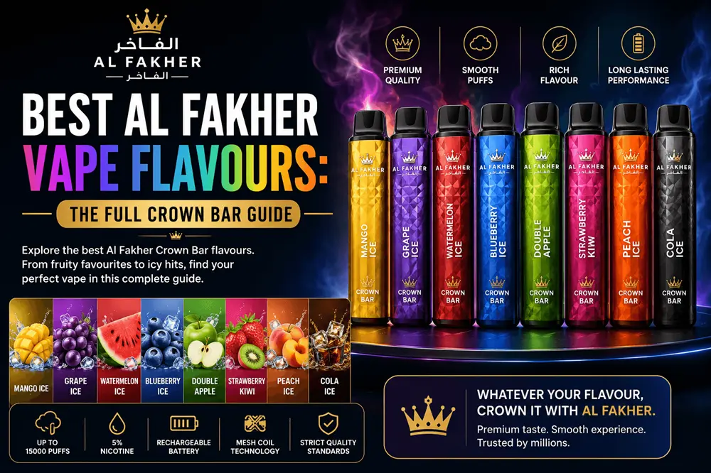 Al Fakher Vape Flavours-The Full Crown Bar Guide