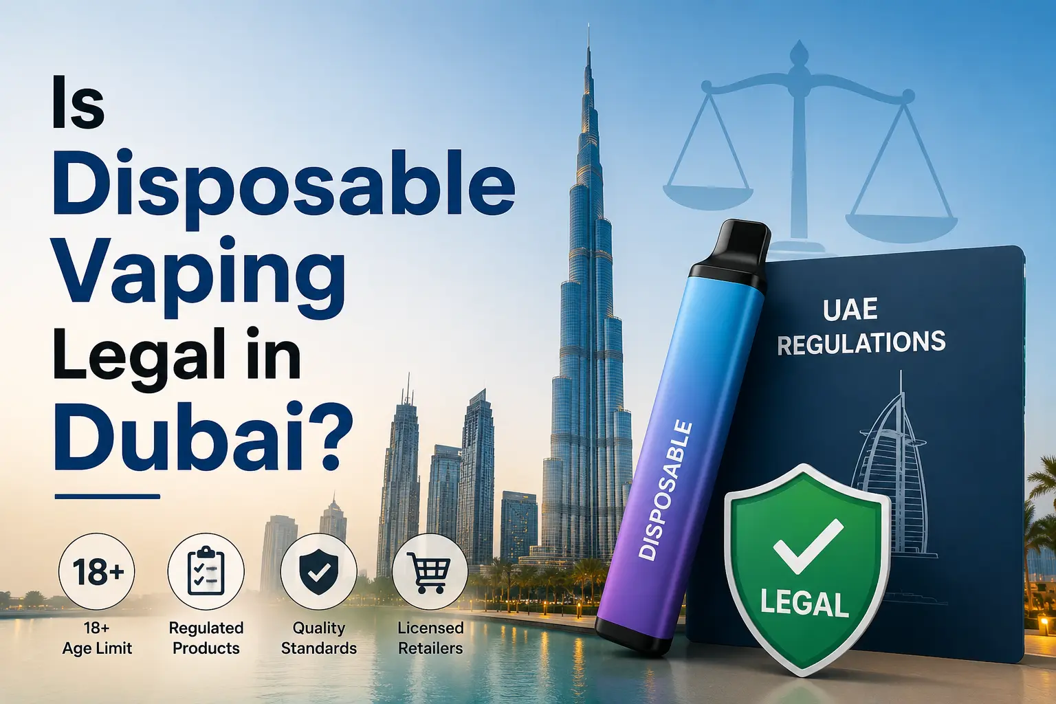 Is disposable vaping legal in Dubai