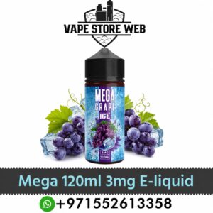 MEGA 120ml 3mg E-liquid in Dubai