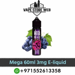 MEGA 60ml 3mg E-liquid in Dubai