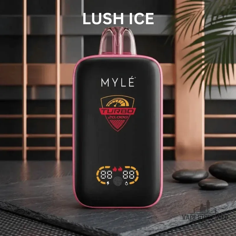 MYLE Turbo 20000 Puffs 50MG Disposable Vape 7 myle turbo 20000 puffs 50mg disposable vape lush ice