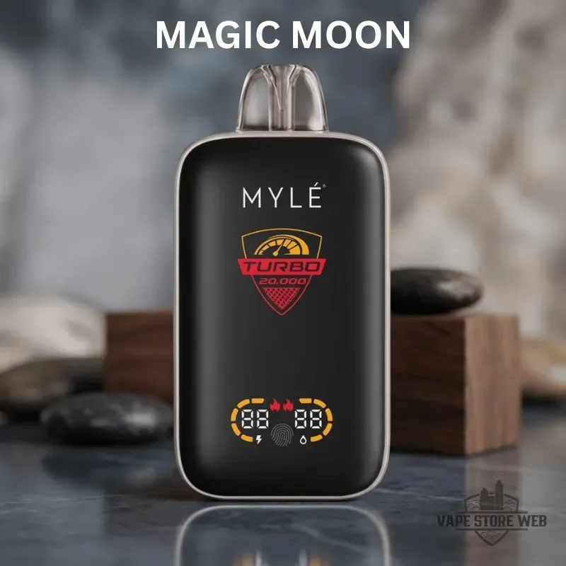 MYLE Turbo 20000 Puffs 50MG Disposable Vape 6 myle turbo 20000 puffs 50mg disposable vape magic moon