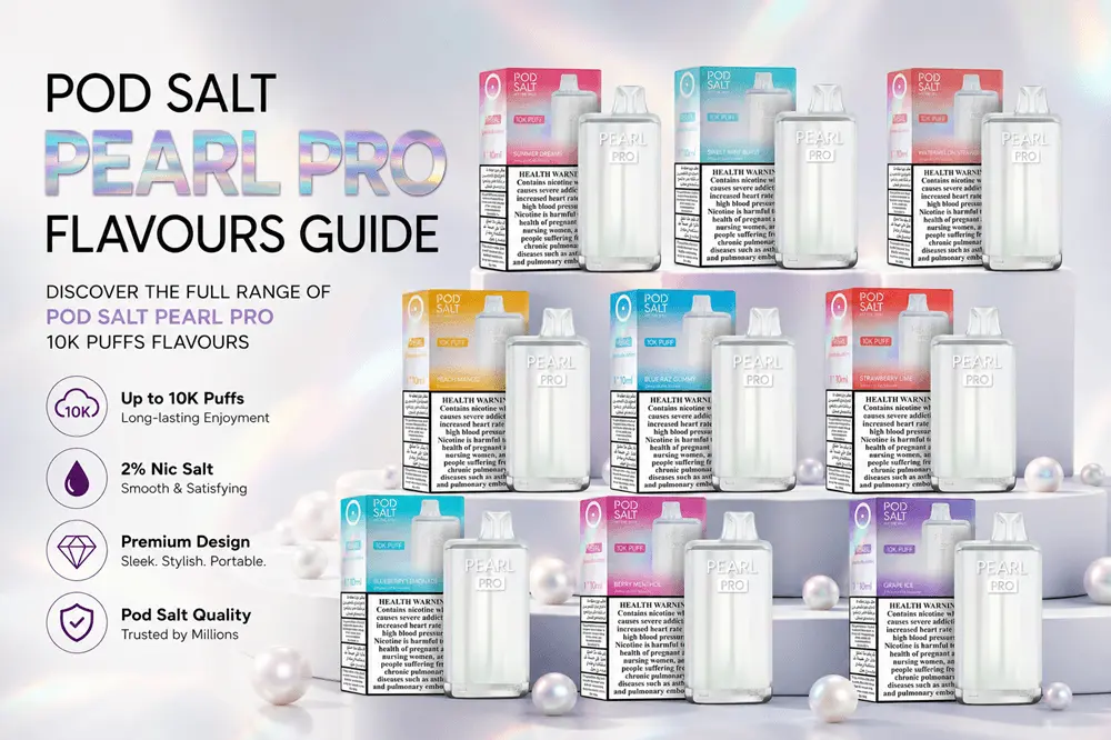 Pod Salt Pearl Pro Flavours