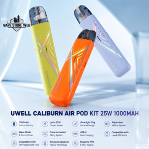 Home 47 Uwell Caliburn Air Pod Kit 25W 1000mAh in Dubai UAE