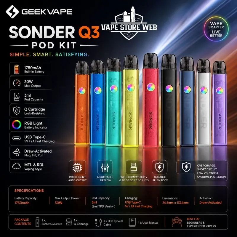 Geekvape Sonder Q3 review — the pod kit in Dubai