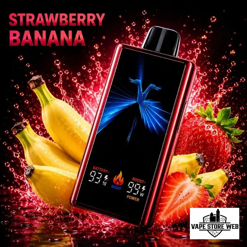 IGNITE V300 30000 Puffs Disposable Vape 50MG in Dubai UAE 5 ignite-v300-30000-puffs-disposable-vape-50mg-in-dubai-uae-strawberry-banana.
