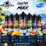 Sams vape max 120ml 3mg freebase e-liquid