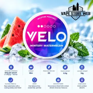 Velo wintery watermelon nicotine pouches