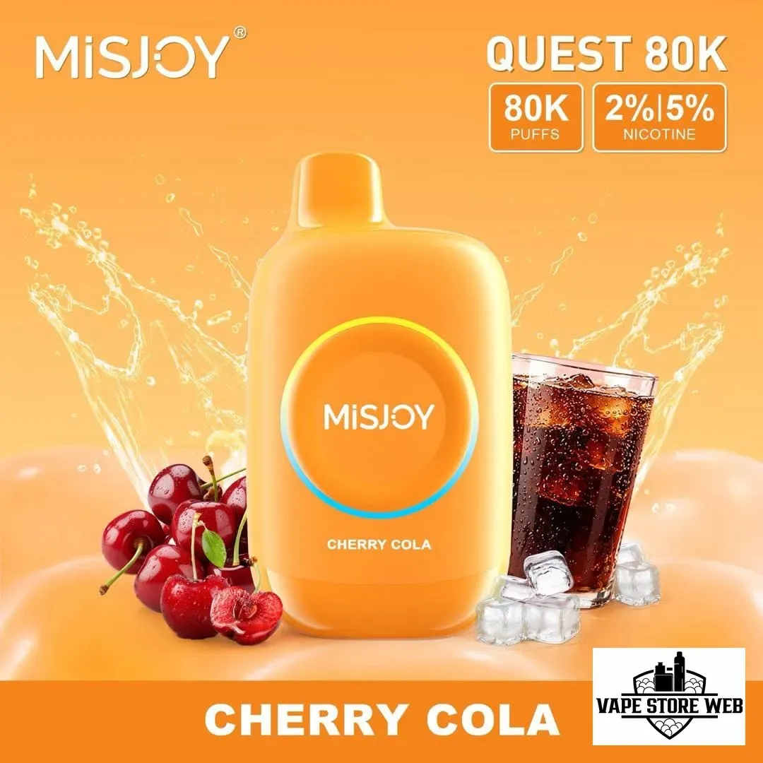 MISJOY Quest 80000 Puffs Disposable Vape Cherry Cola