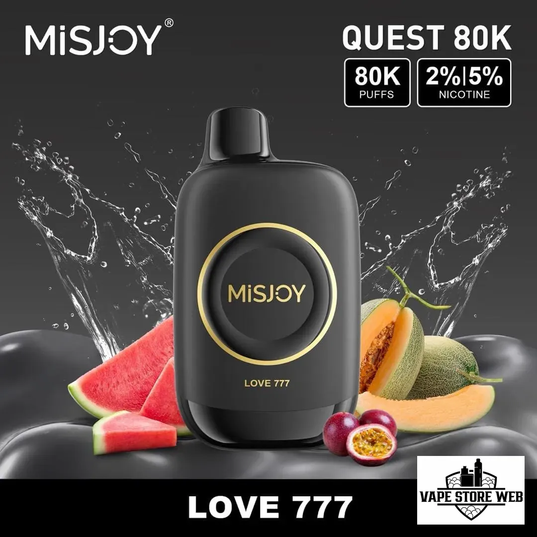 MISJOY Quest 80000 Puffs Disposable Vape Love 777