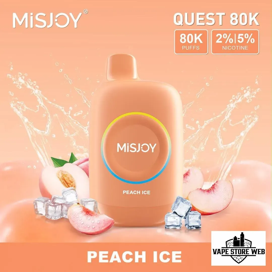 MISJOY Quest 80000 Puffs Disposable Vape Peach Ice