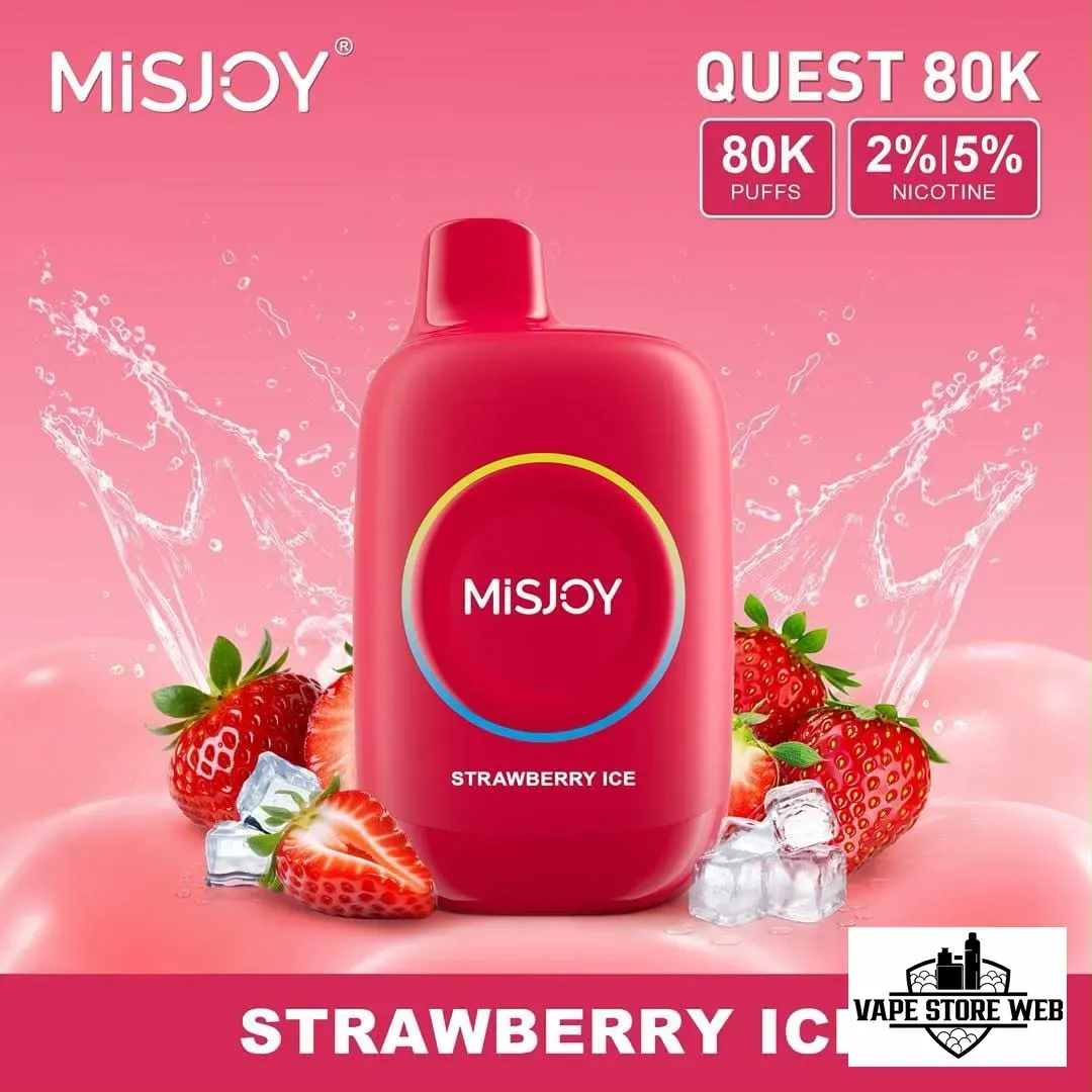 MISJOY Quest 80000 Puffs Disposable Vape Strawberry Ice