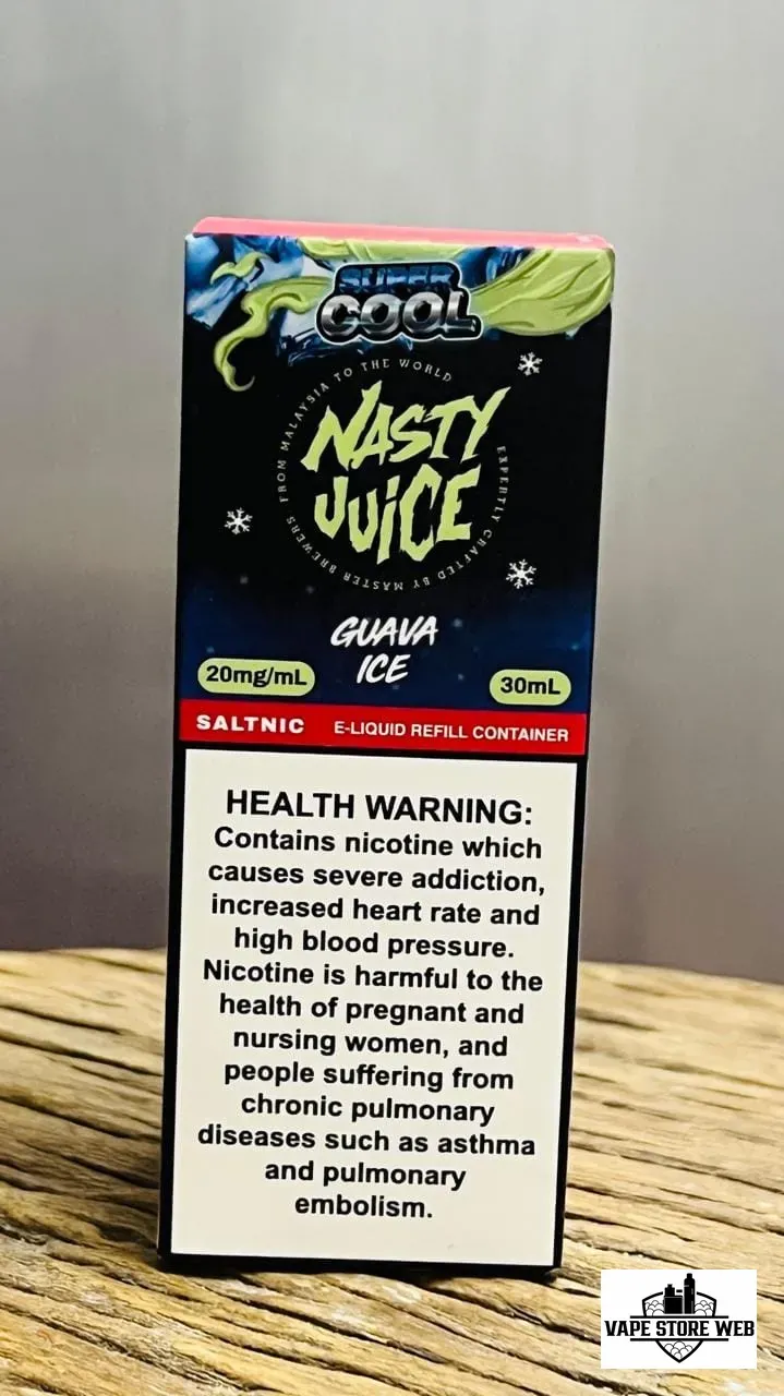 Nasty Juice Saltnic 20mg 30ml E-liquid Super Cool Guava Ice