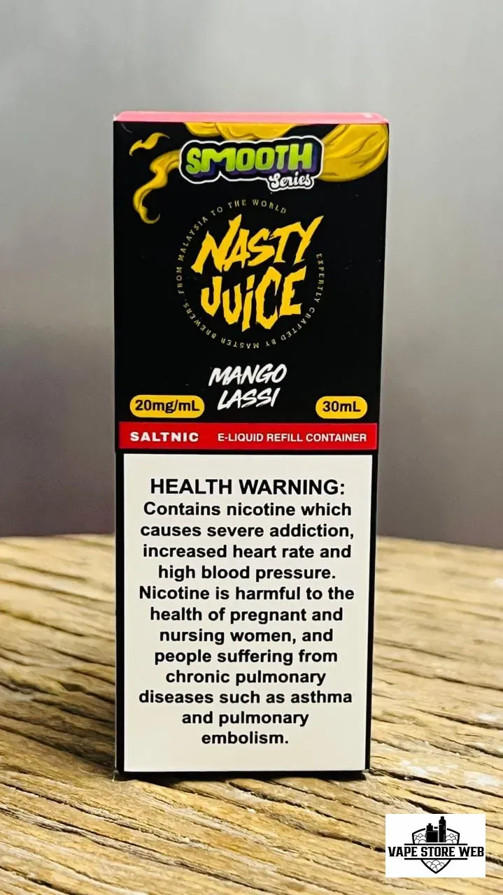 Nasty Juice Saltnic 20mg 30ml E-liquid Smooth Mango Lassi