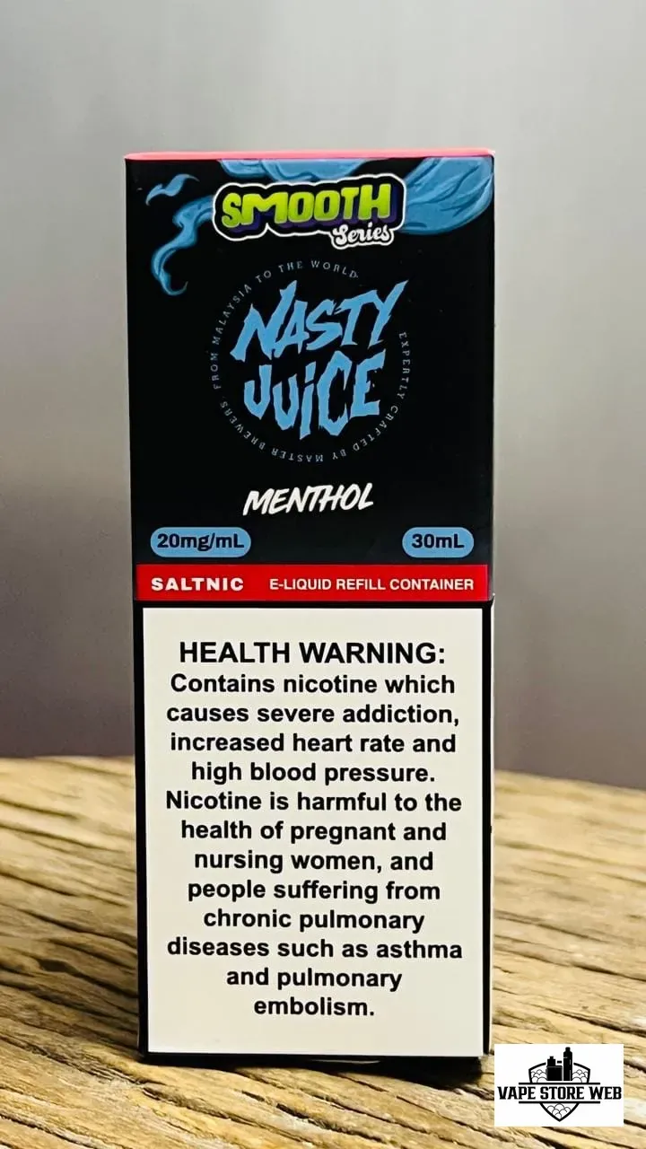 Nasty Juice Saltnic 20mg 30ml E-liquid Smooth Menthol
